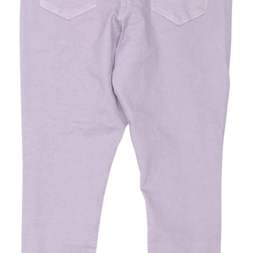 George Women's Purple Skinny Jeans - Size 16