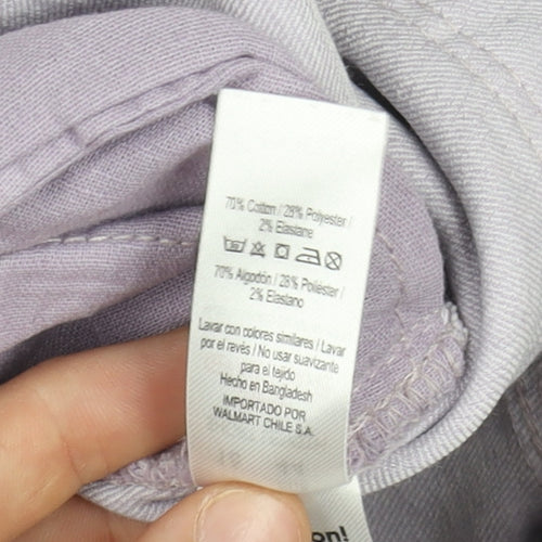 George Women's Purple Skinny Jeans - Size 16