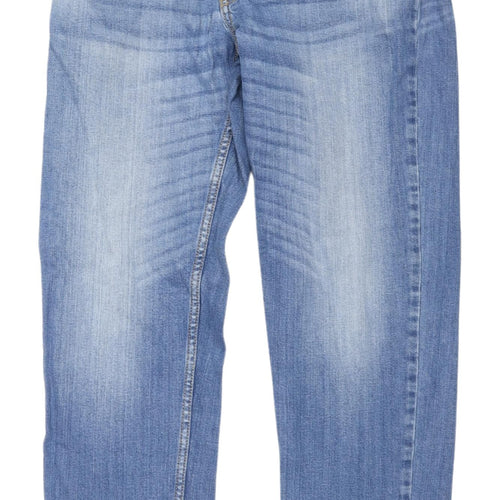 Farah Men's Blue Straight Jeans Size 30