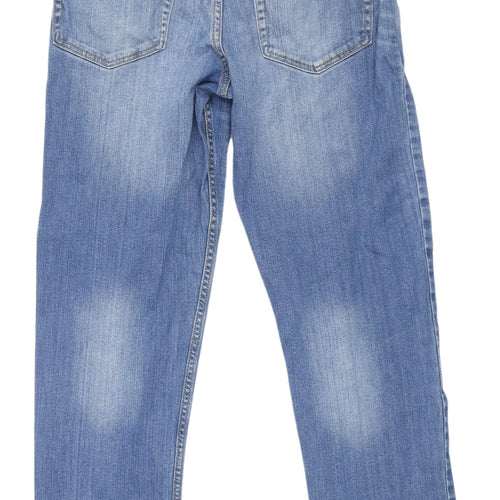 Farah Men's Blue Straight Jeans Size 30