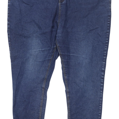 New Look Women's Plus Size Blue Skinny Jeans