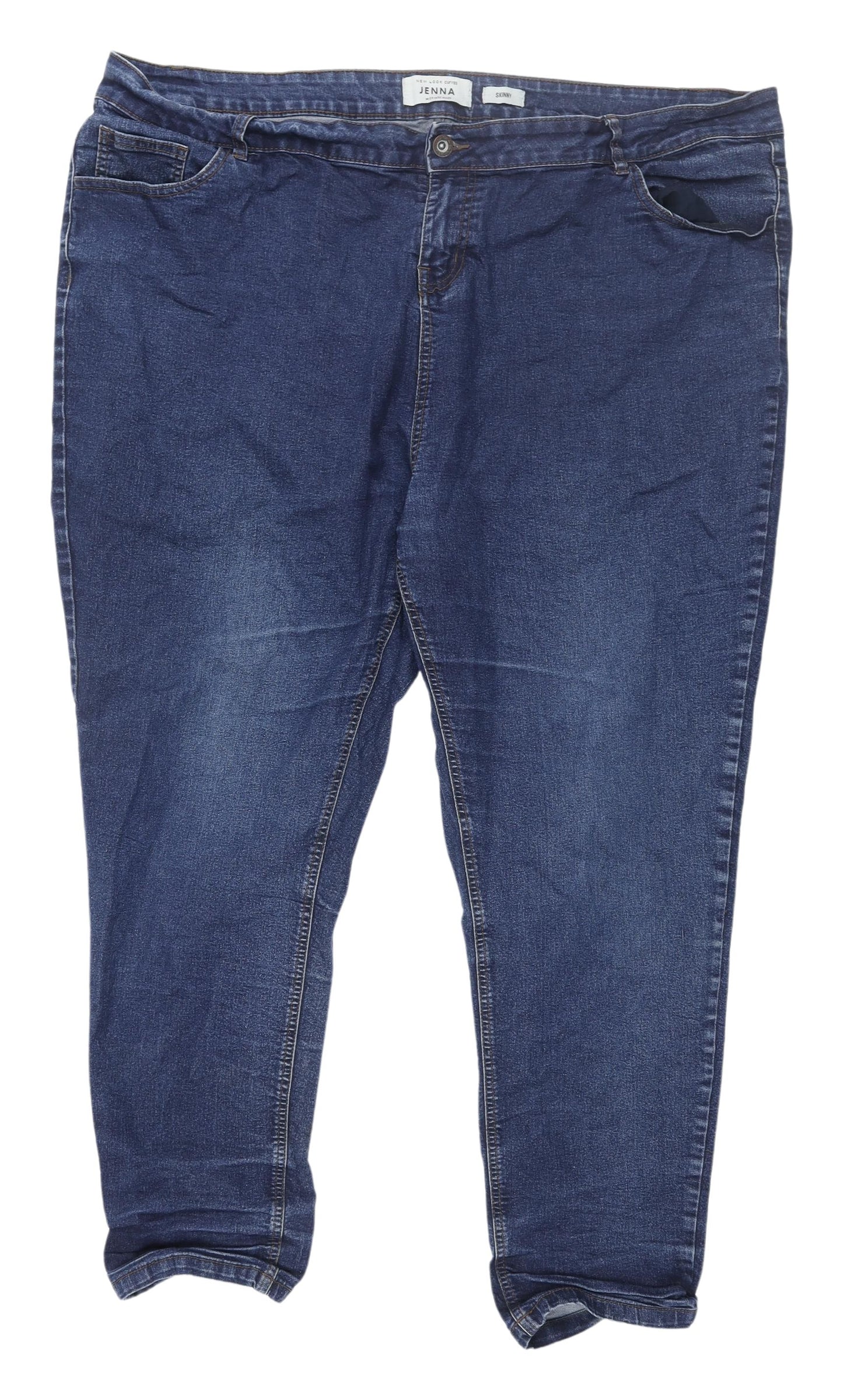 New Look Women's Plus Size Blue Skinny Jeans