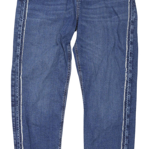 Marks and Spencer Women's Blue Boyfriend Jeans Size 14