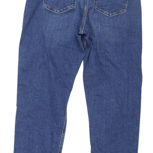 Marks and Spencer Women's Blue Boyfriend Jeans Size 14