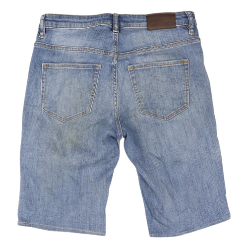 L.O.G.G. Men's Blue Denim Chino Shorts, Size 2