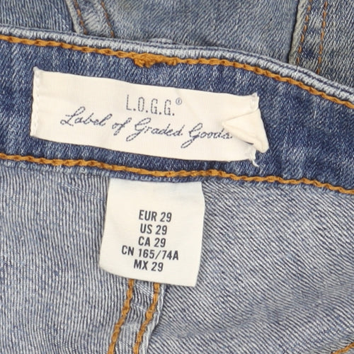 L.O.G.G. Men's Blue Denim Chino Shorts, Size 2