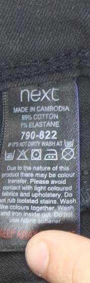 Next Women's Black Skinny Jeans Size 16 High Rise