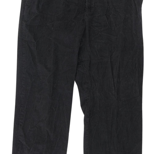 Marks & Spencer Grey Corduroy Trousers Men's 38 Regular