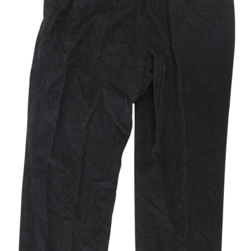 Marks & Spencer Grey Corduroy Trousers Men's 38 Regular