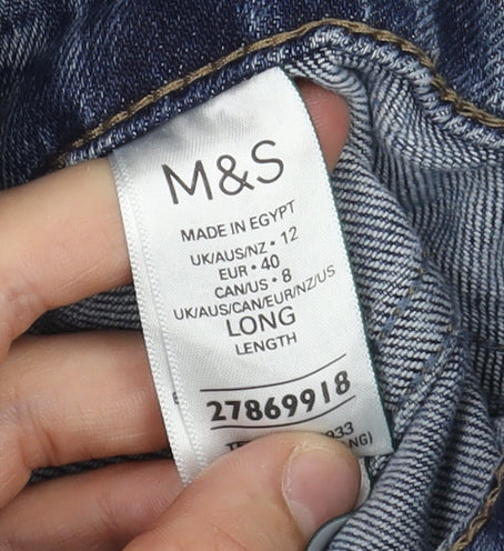 Marks and Spencer Women's Blue Flared Jeans Size 12