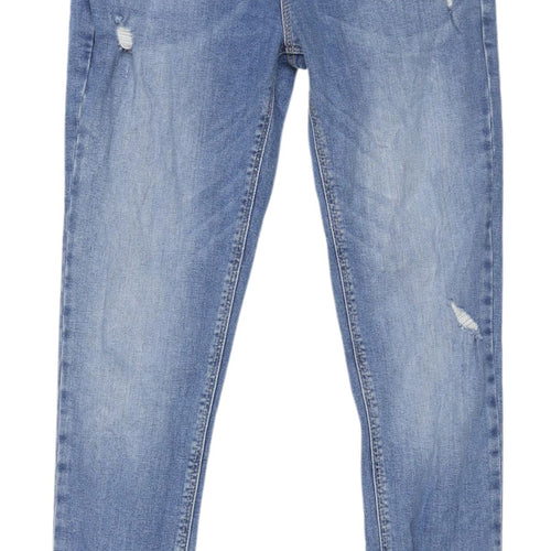 ASOS Blue Skinny Women’s Jeans - L, Distressed, Slim Fit