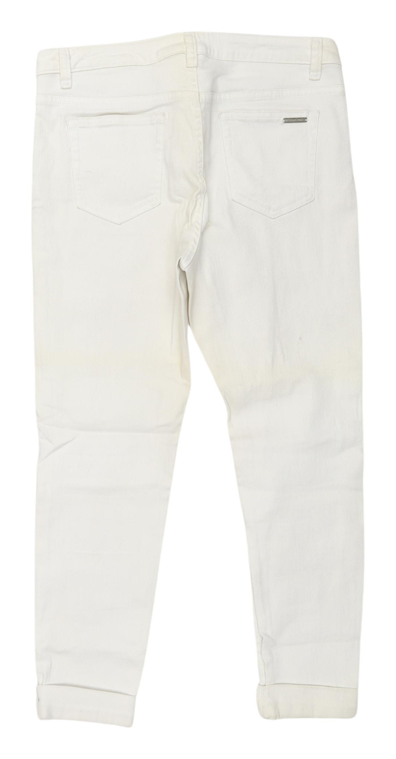 Michael Kors White Straight Jeans for Women - Size 12