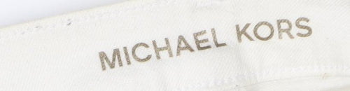 Michael Kors White Straight Jeans for Women - Size 12