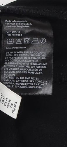 H&M Women’s Black Maternity Skinny Jeans Size 12