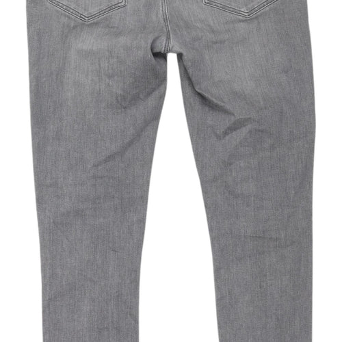 River Island Men's Grey Skinny Jeans - 34R