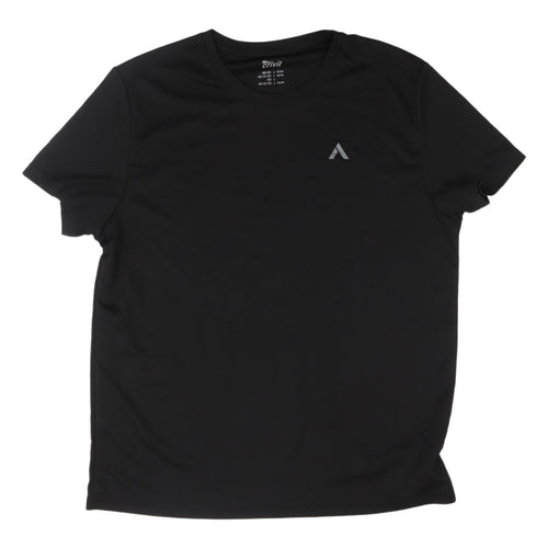 Crivit Black Unisex Activewear T-Shirt L