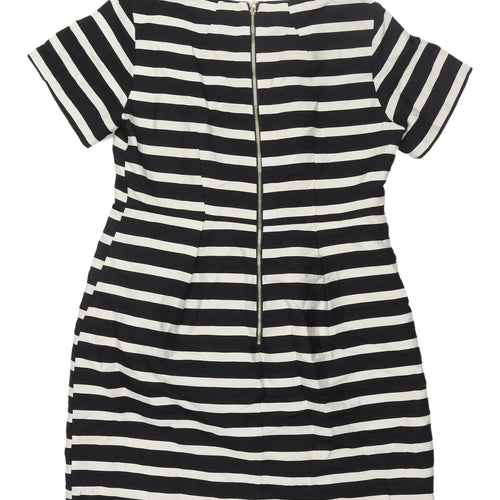 H&M Women's Striped Knee Length Shift Dress