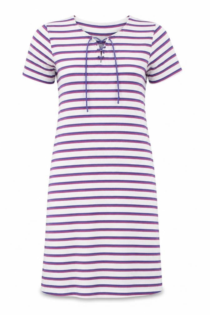 Parigi Women’s Multicoloured Striped T-Shirt Dress S