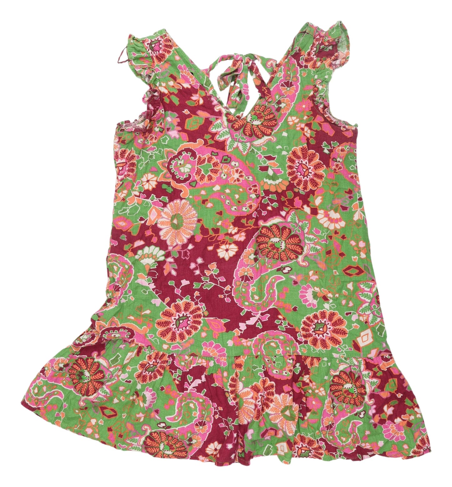 Next Women's Multicoloured Floral Dress, Size 16, Sleeveless