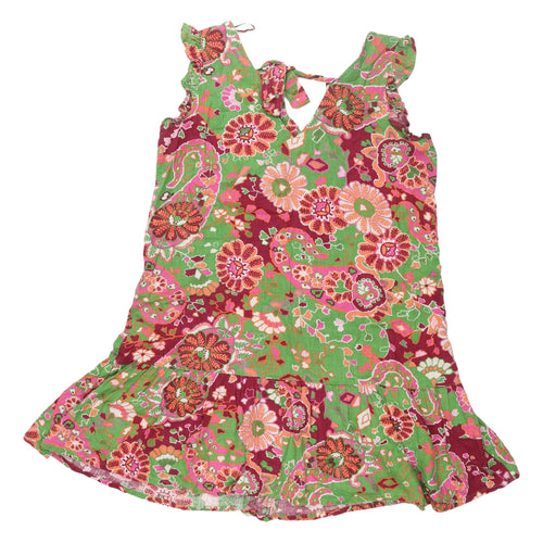 Next Women's Multicoloured Floral Dress, Size 16, Sleeveless