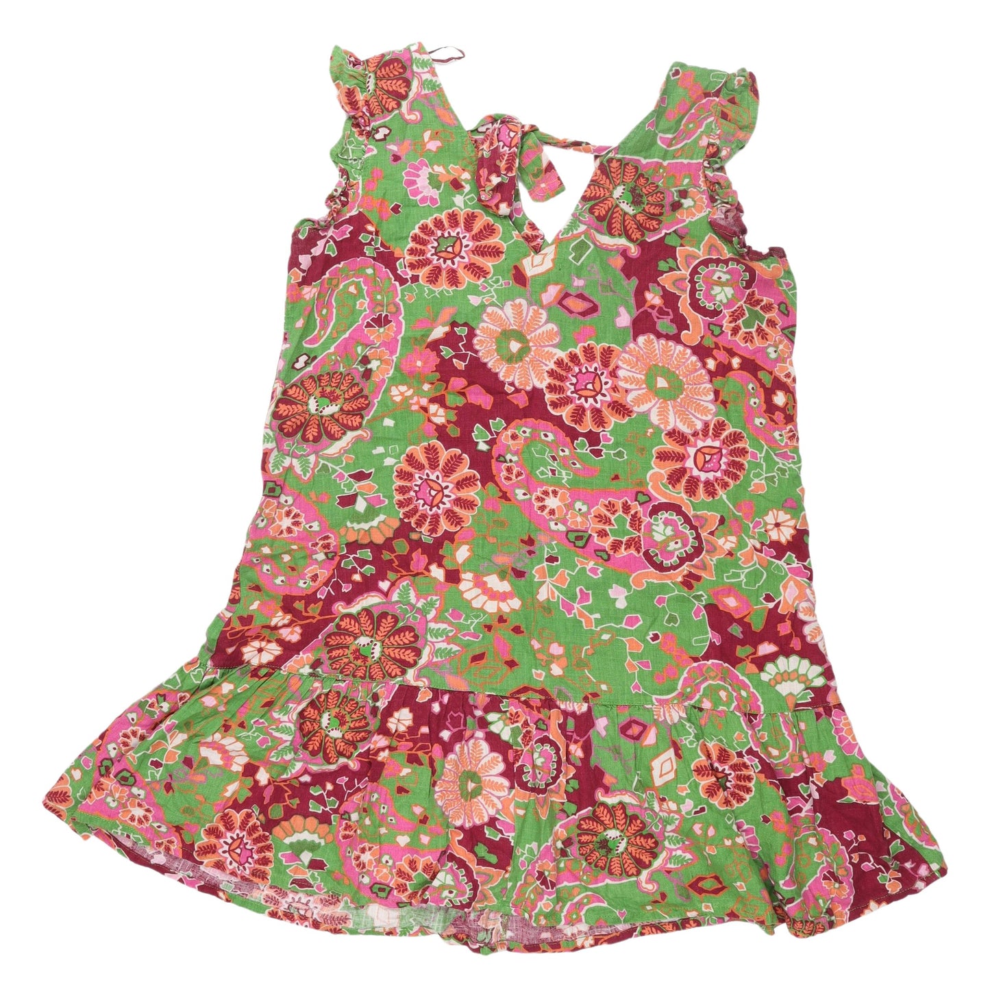 Next Women's Multicoloured Floral Dress, Size 16, Sleeveless