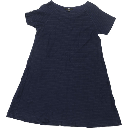 UNIQLO Women's Blue T-Shirt Dress, Size S
