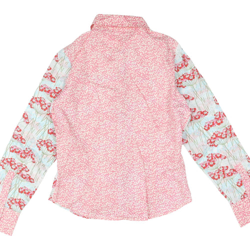 Avoca Women's Floral Button-Up Shirt, Multicoloured, Size 2