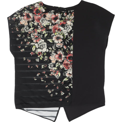 Next Women's Floral Black Blouse, Size 10