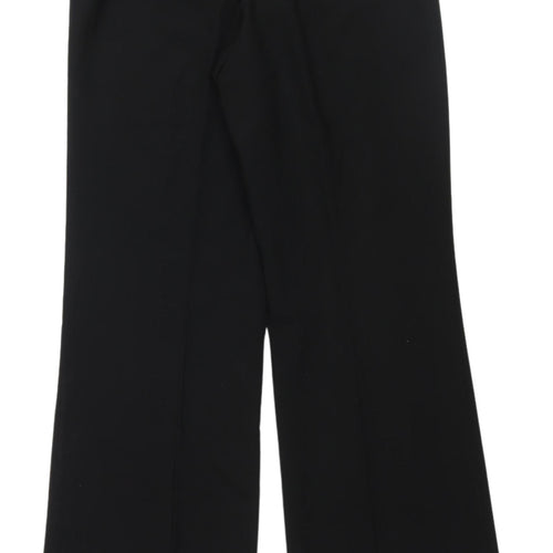 Dorothy Perkins Women's Black Wide-Leg Dress Pants Size 12