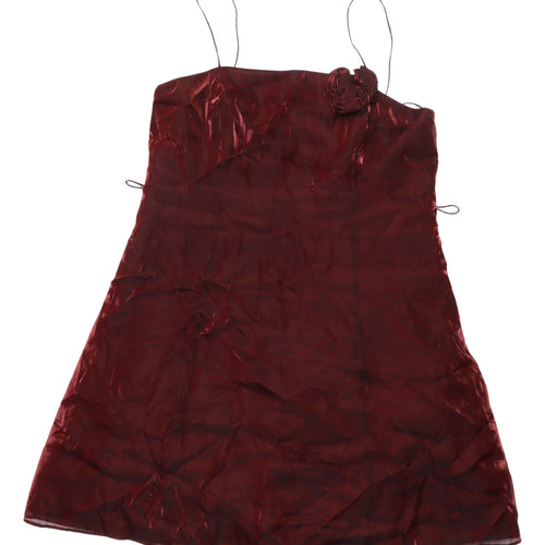 Debenhams Women's Red Slip Dress, Size 20