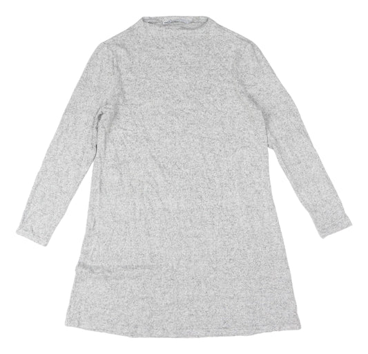 Only Women's Grey Shift Dress Large - Casual Elegance