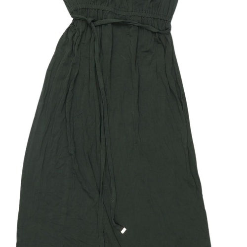 Dorothy Perkins Green Sleeveless Maxi Dress Size 10