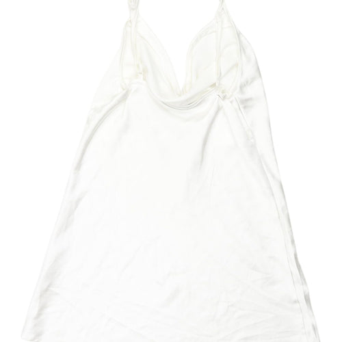 Motel Women's White Slip Dress Medium