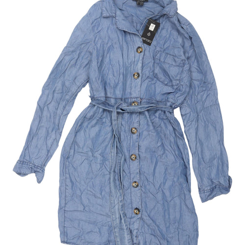 Esmara Women's Blue Shirt Dress, Size 6, New