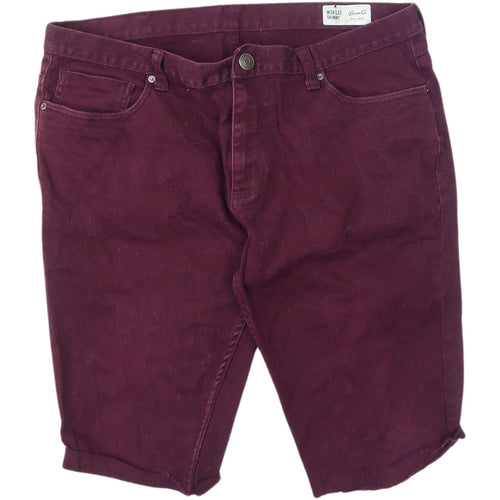 Denim Co. Men's Purple Chino Shorts with Stretch