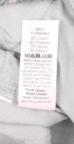 M&Co Women's Mint Jeans Size 10 Light Wash
