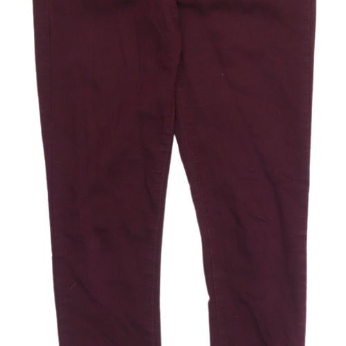 Dorothy Perkins Women's Purple Skinny Jeans Size 10 S