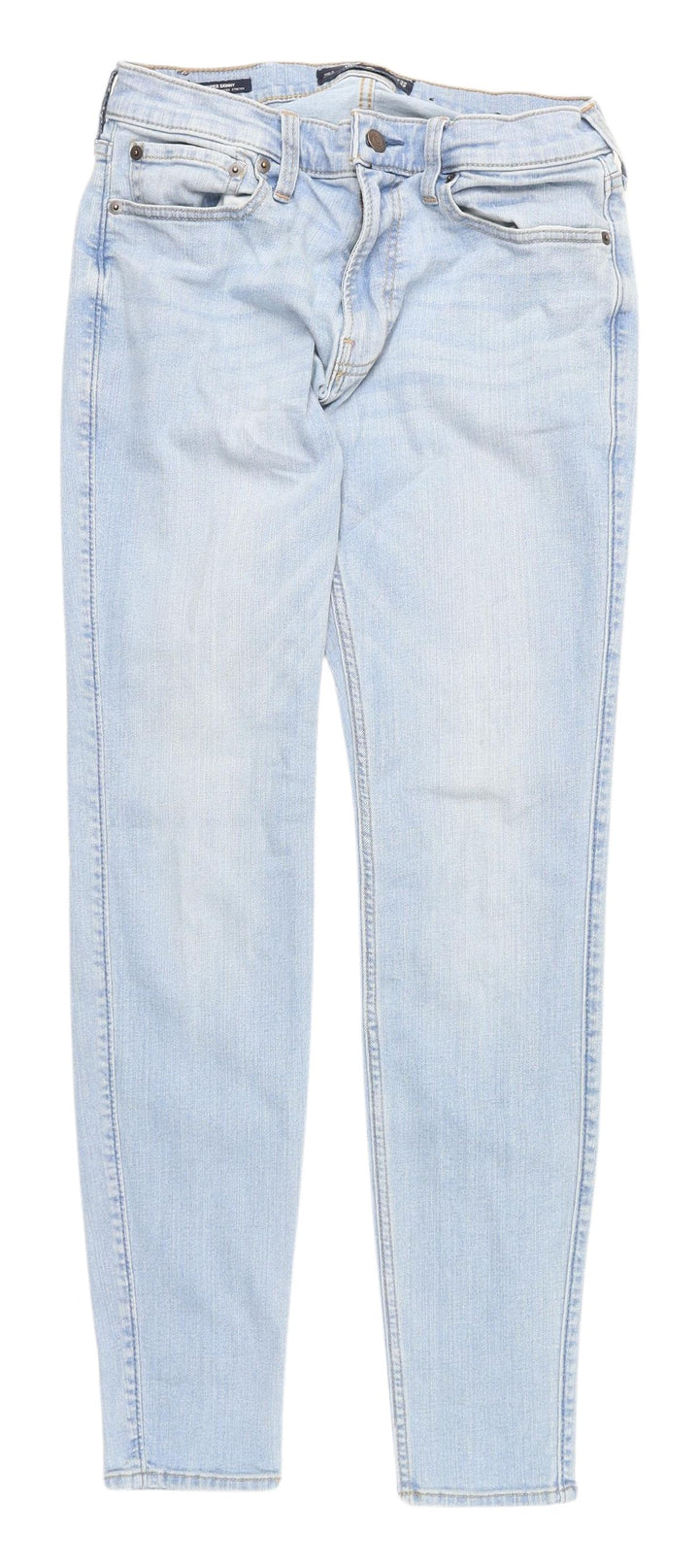 Hollister Women's Light Blue Skinny Jeans, Size 32 Slim Fit