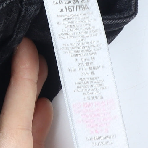 Miss Selfridge Women's Black Skinny Jeans Size 6