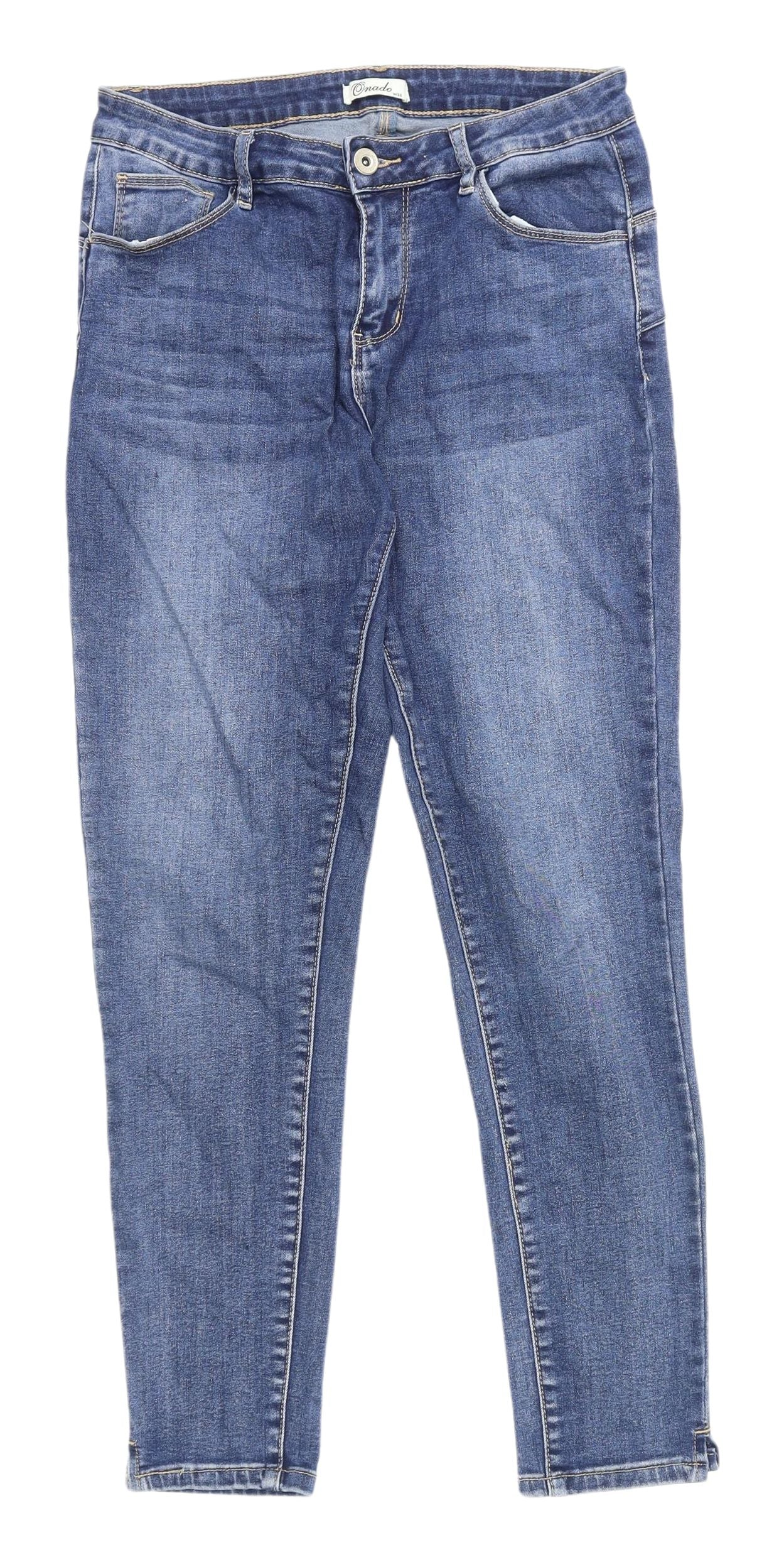 Onado Women's Blue Straight Jeans Size 10