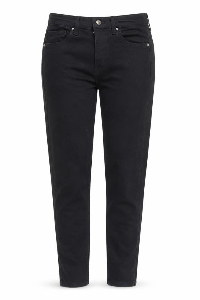 Front view of Topshop Women's Black Skinny Jeans, size 10