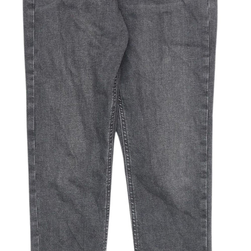 Topshop Women's Grey Skinny Jeans Size M