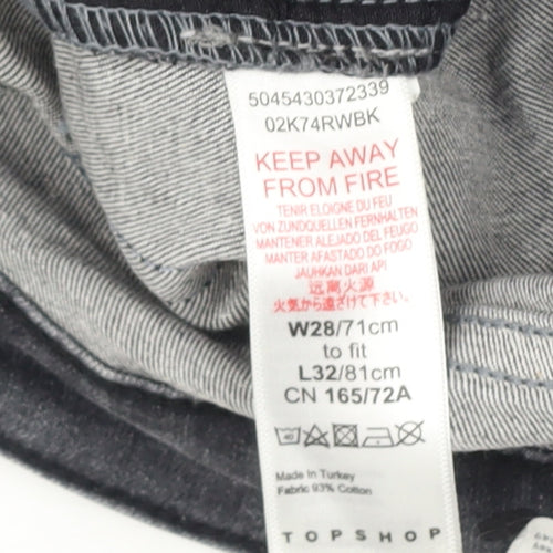 Topshop Women's Grey Skinny Jeans Size M