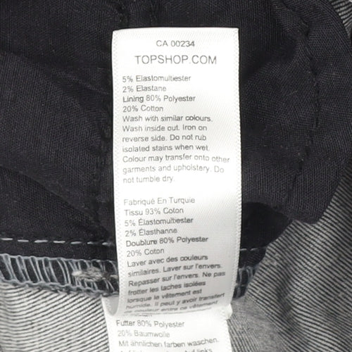 Topshop Women's Grey Skinny Jeans Size M