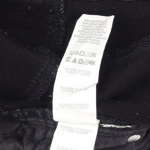 Denim Co Women's Black Skinny Jeans Size 14