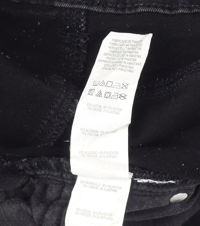 Denim Co Women's Black Skinny Jeans Size 14