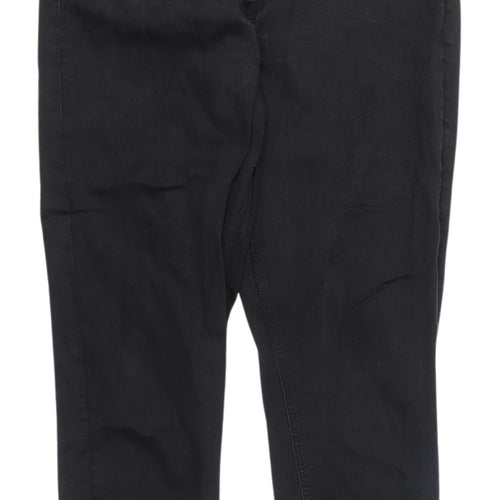 ASOS Women's Black Straight Jeans Size 16