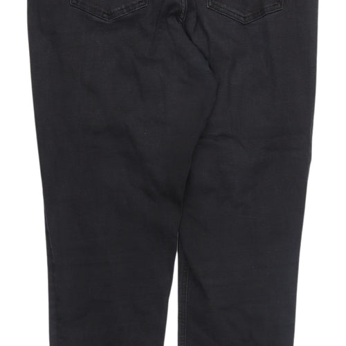 ASOS Women's Black Straight Jeans Size 16