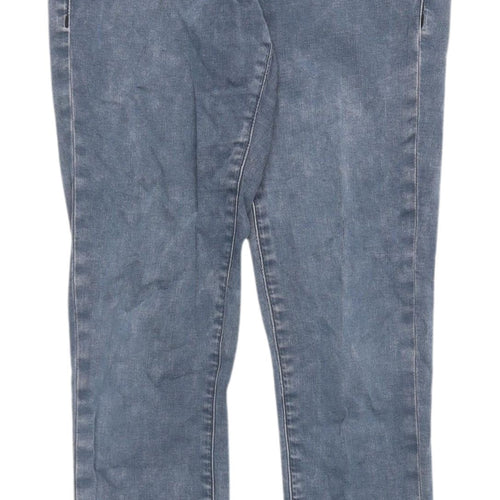 Topshop Women’s Blue Skinny Jeans, Size 10