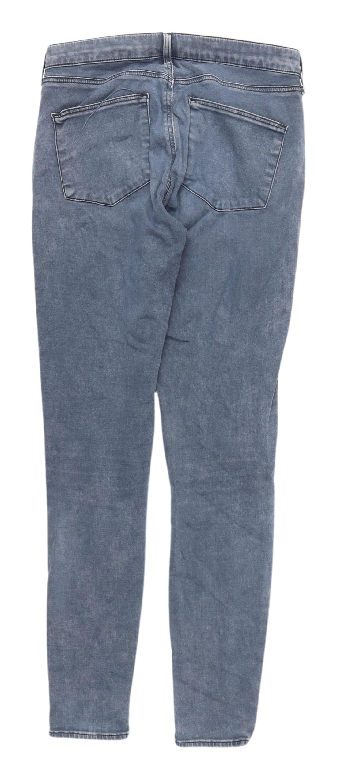 Topshop Women’s Blue Skinny Jeans, Size 10